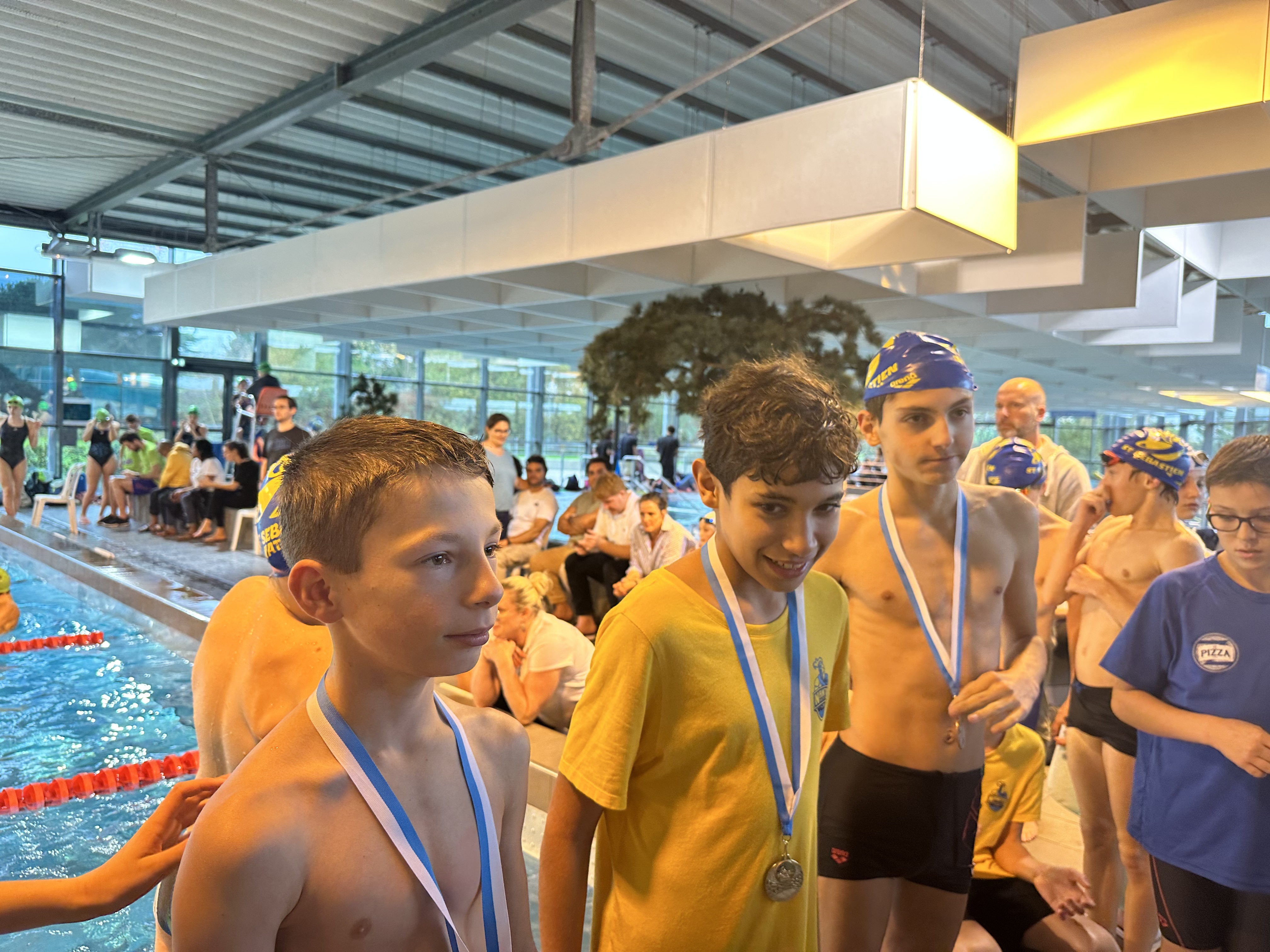 Départementaux jeunes Automne à Pontchateau le dimanche 27 Novembre 2022 , nos nageurs et nageuses réalisent de très bonnes performances