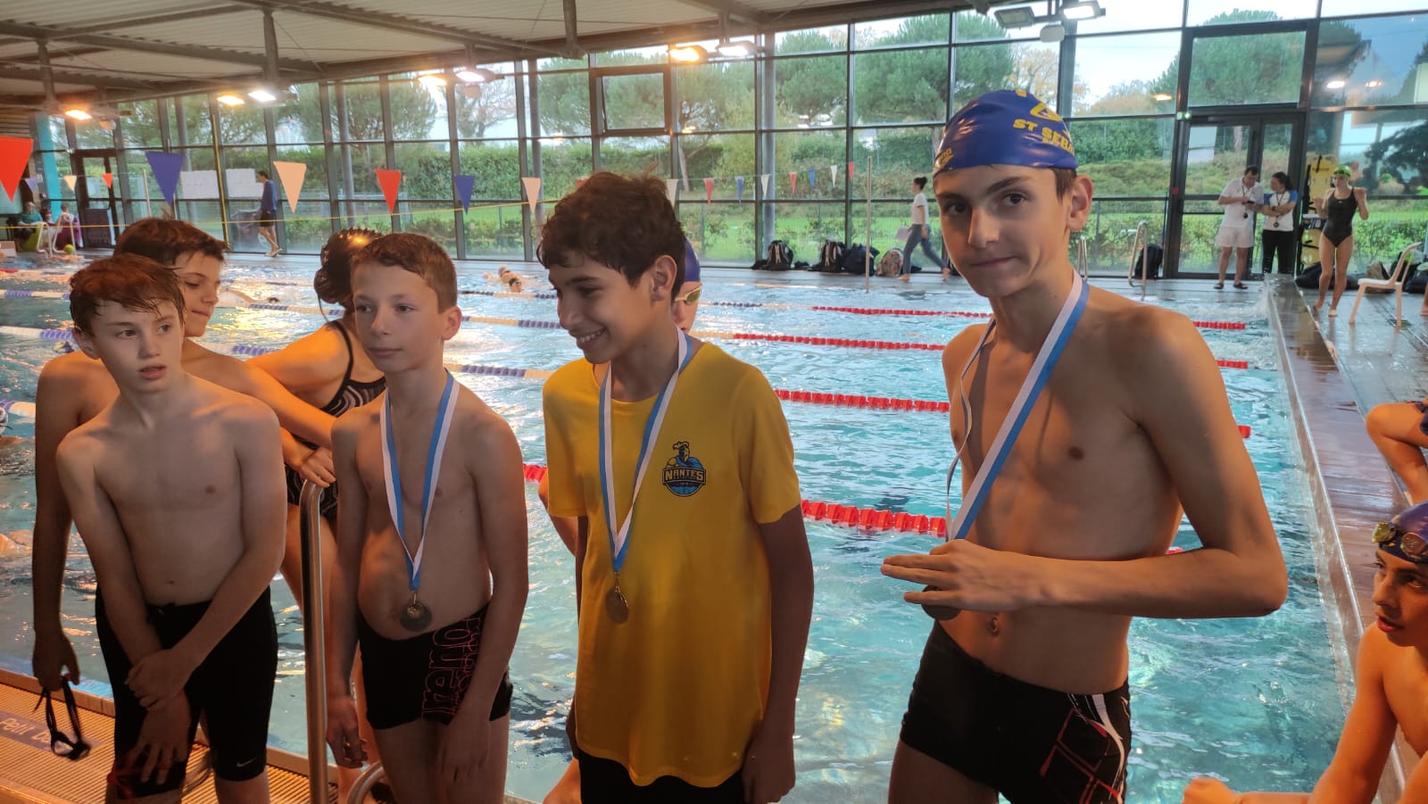 Départementaux jeunes Automne à Pontchateau le dimanche 27 Novembre 2022 , nos nageurs et nageuses réalisent de très bonnes performances